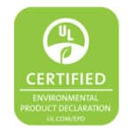 UL Certified Logo for environmental product declaration of wooden pallets