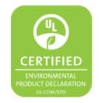 UL Certified Logo for environmental product declaration of wooden pallets