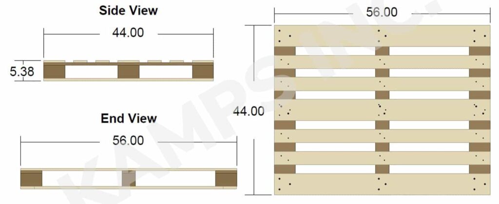 A PDS Drawing of a Can Pallet