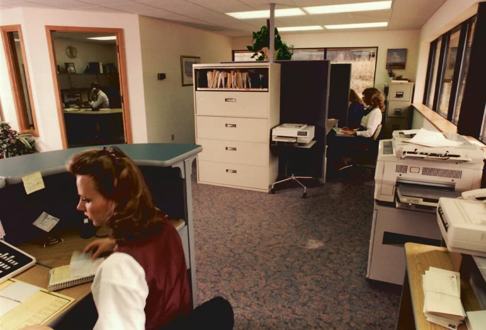 Inside look at Kamps' first corporate office.