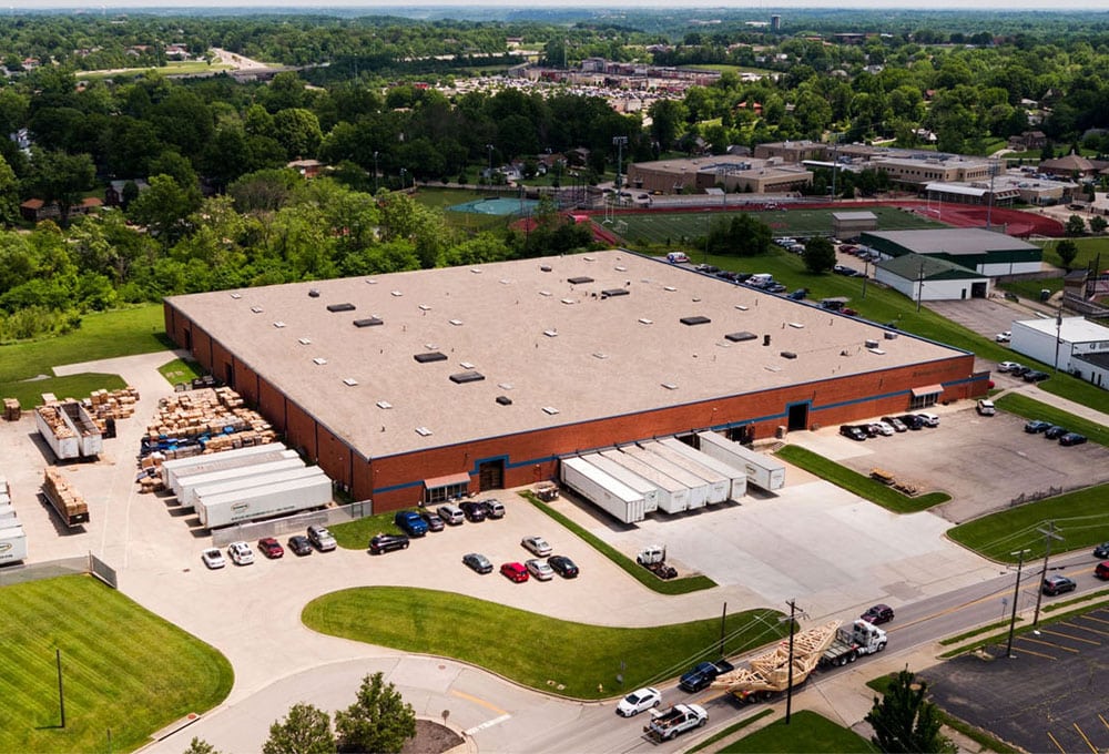 Aerial photo of Kamps Cincinnati, OH Location.