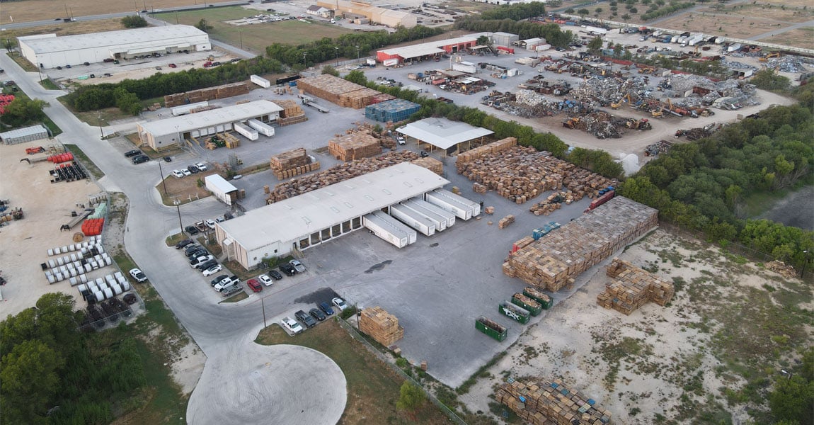 Drone photo of the San Antonio Kamps Facility