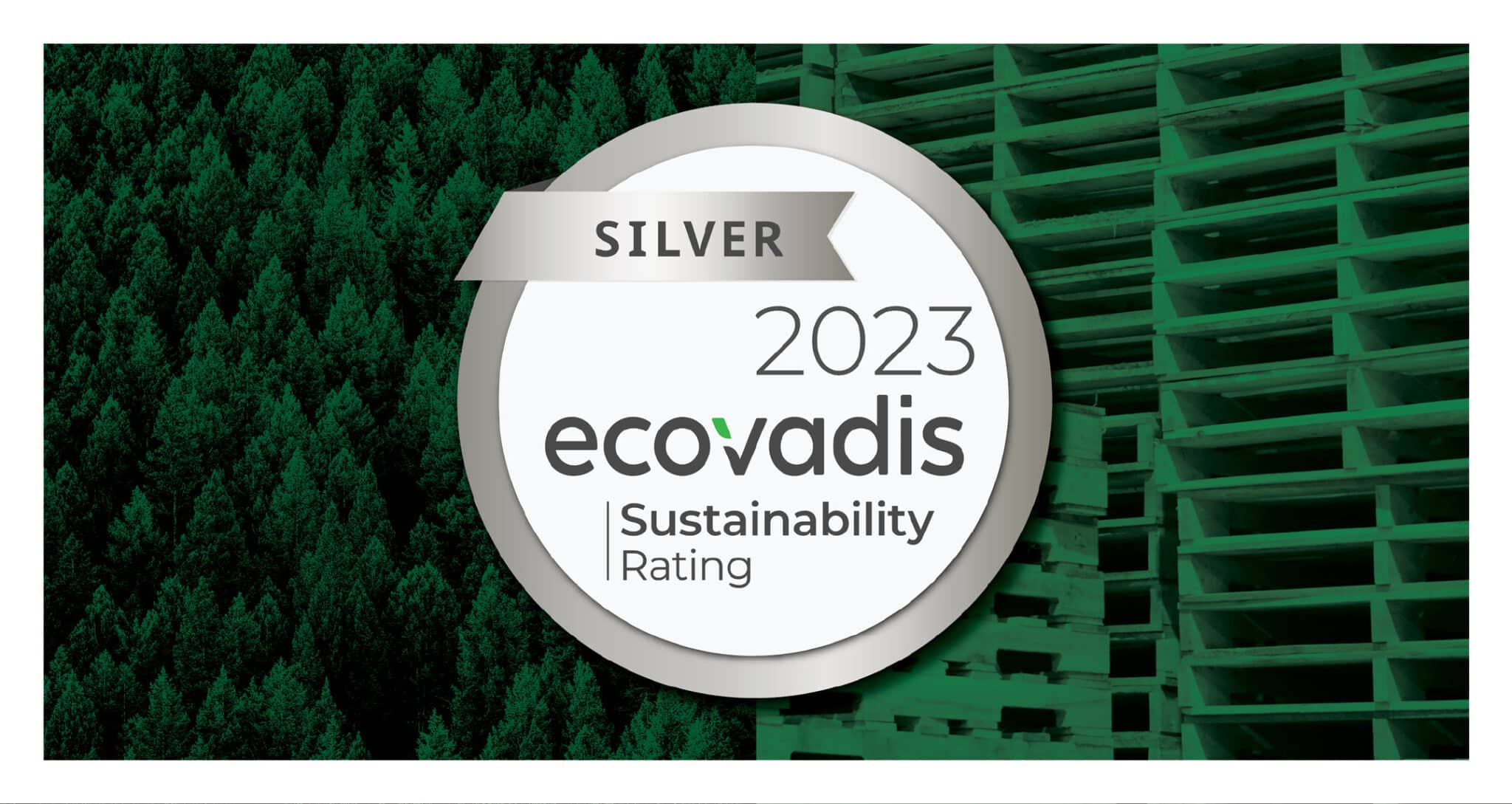 Silver environmental scorecard medal