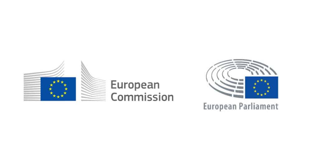 European Commission and European Parliment Logos